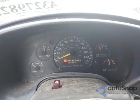 1998 Chevrolet Astro z USA, uszkodzony, nr VIN 1GCDM19WXWB205907